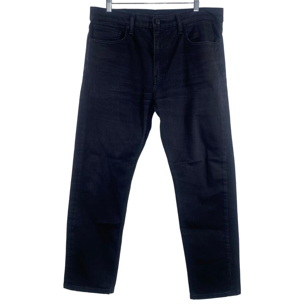 LEVI’S® Men’s 502™ REGULAR TAPER FIT STRETCH JEANS BLACK 36 x 30 - Picture 6 of 12